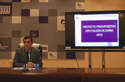 LA DIPUTACIÓN DE SORIA PRESENTA UN PROYECTO DE PRESUPUESTOS DE 48.050.100 EUROS PARA 2013
